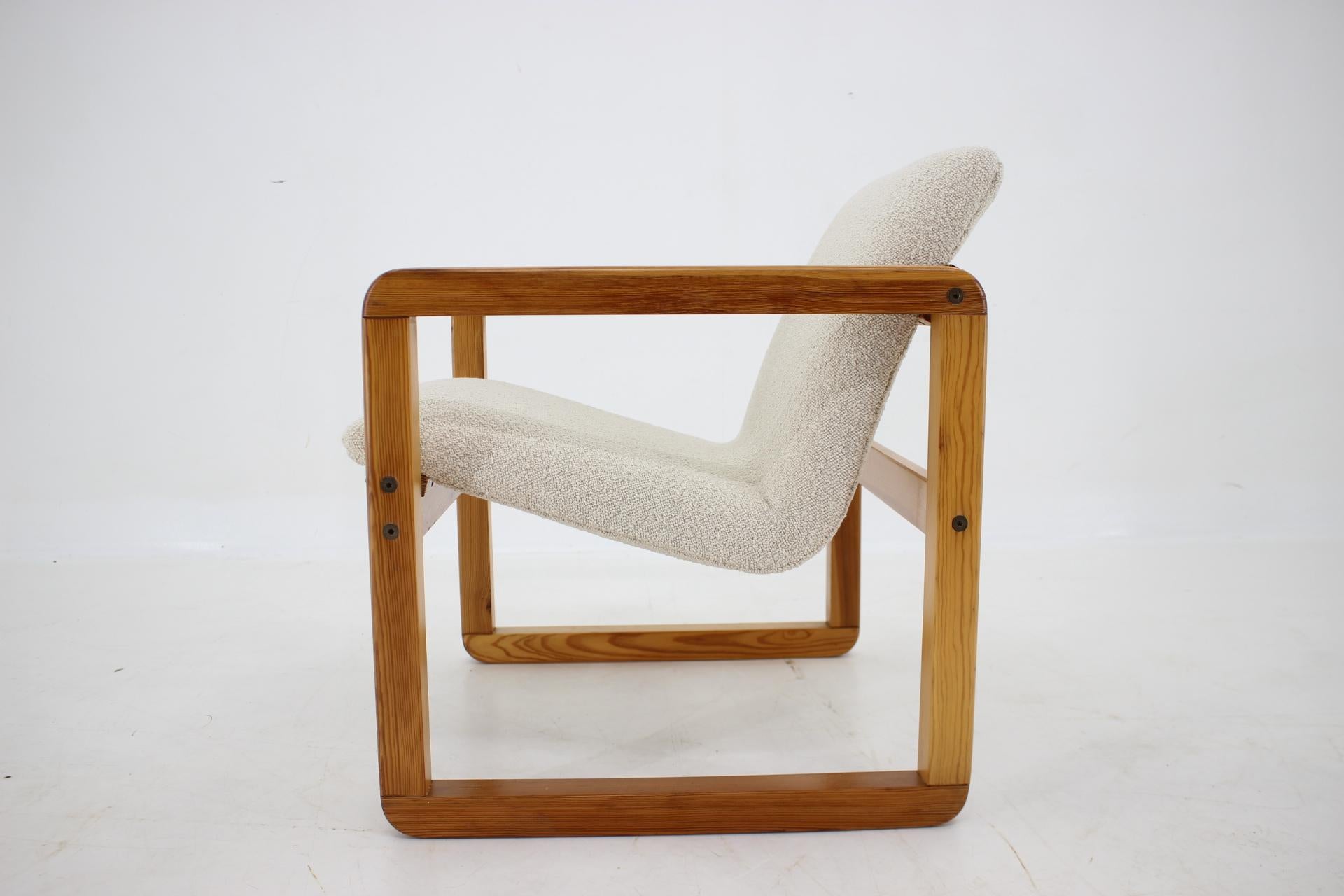 1970s Armchair in Boucle, Up to 4 Pieces Available 3