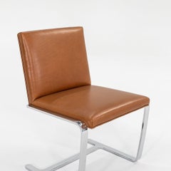 Sedia Brno senza braccioli degli anni '70 di Mies van der Rohe per Knoll / Brueton / Gratz