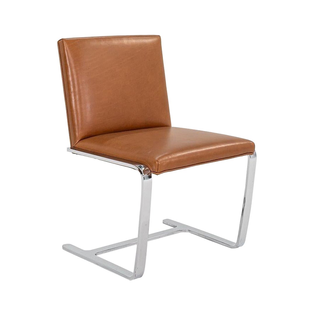 Silla Brno sin brazos de los años 70, de Mies van der Rohe para Knoll / Brueton / Gratz en venta