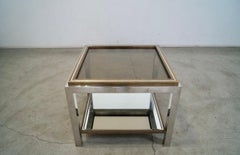 1970's Art Deco French Signed Jean Charles Side Table