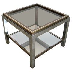 1970's Art Deco French Signed Jean Charles Side Table