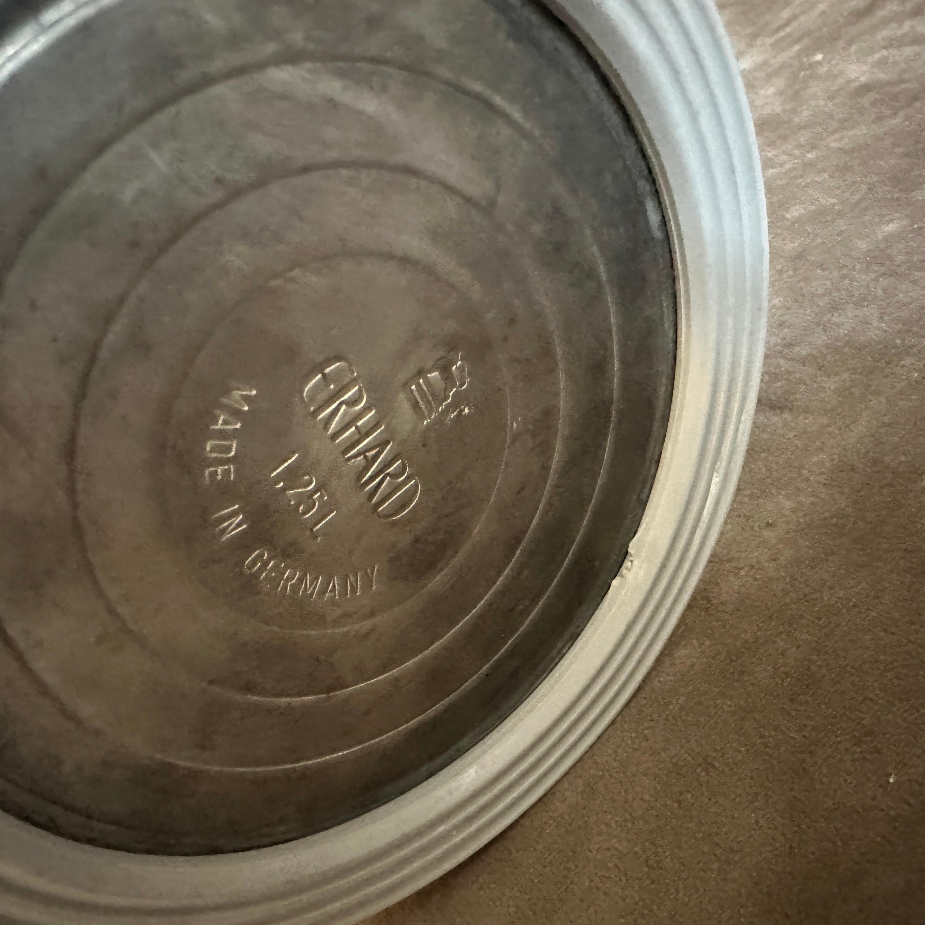 1970er Art Deco Stil Verchromtes Metall und schwarzer Kunststoff Eiskübel von Erhard (20. Jahrhundert) im Angebot