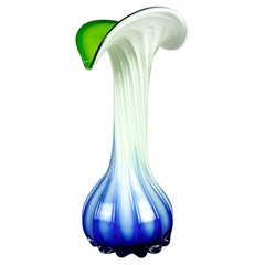 1970s Art Glass Vase in Murano Style