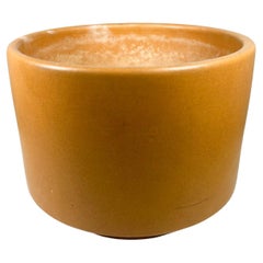 1970s Art Pottery Style Gainey Ceramics Modern Mustard Planter