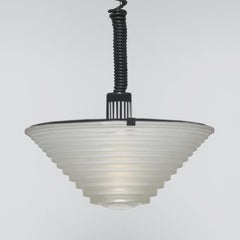 1970s Artemide “Egina 38” Pendant Lamp by Angelo Mangiarotti, Made in Italy