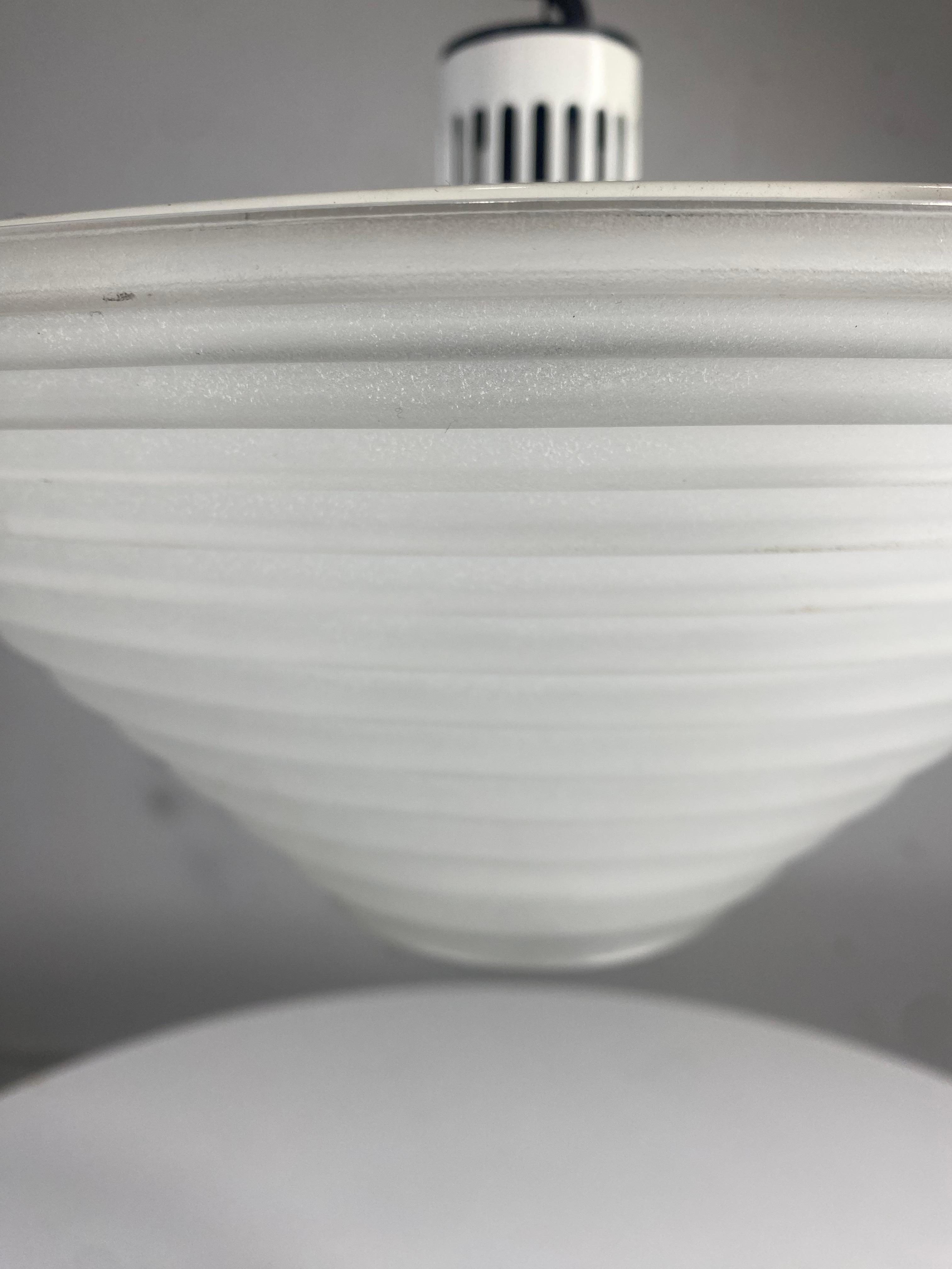 Post-Modern 1970s Artemide “Egina 38” Pendant Lamp by Angelo Mangiarotti, Made in Italy