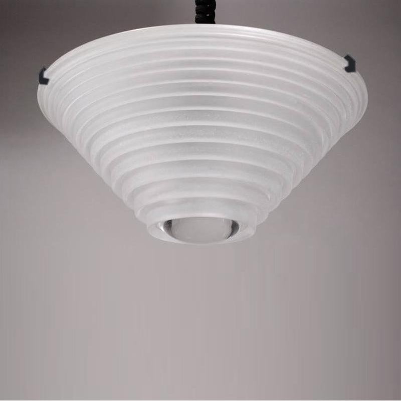 1970s Artemide “Egina 38” Pendant Lamp by Angelo Mangiarotti, Made in Italy In Excellent Condition For Sale In Milano, IT