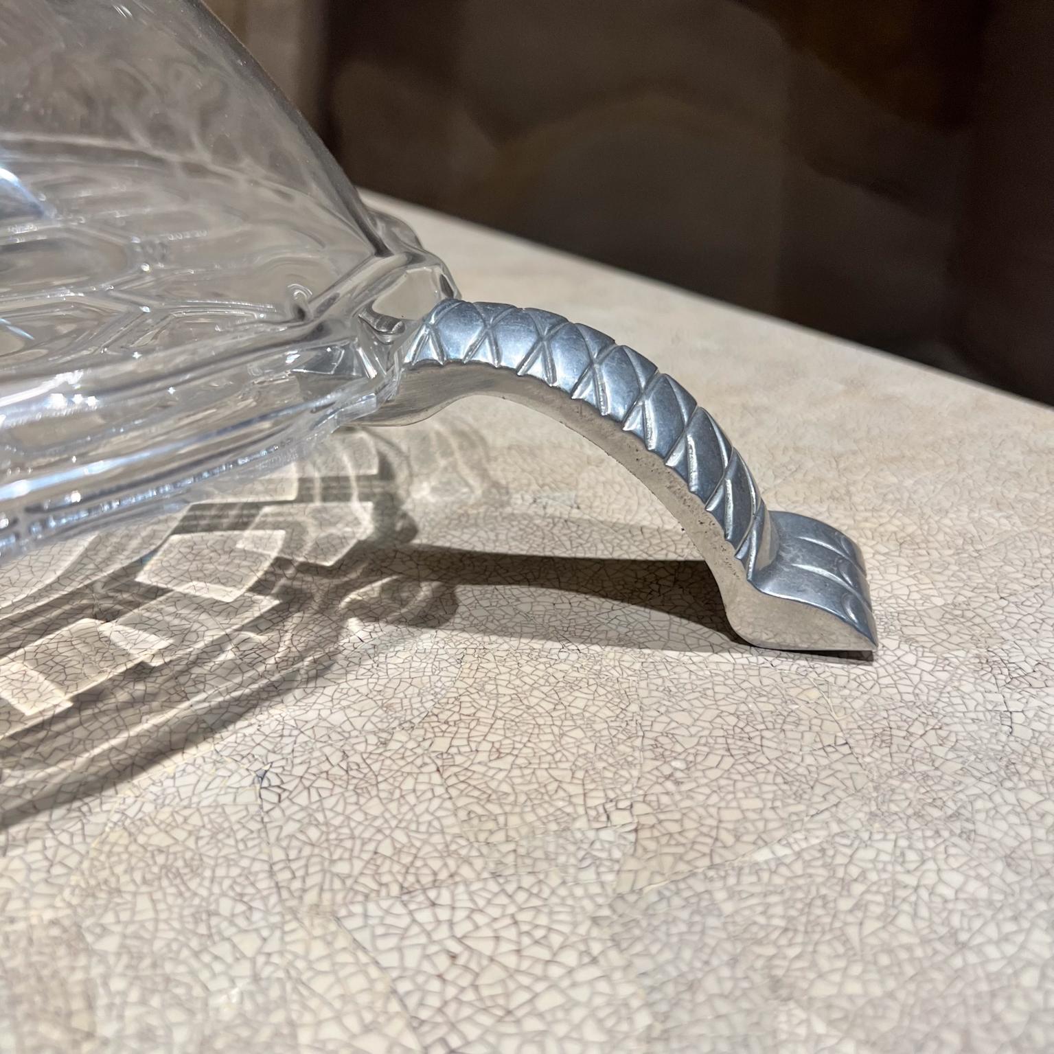 American 1970s Arthur Court Turtle Dome Serving Tray Canopy Lucite Aluminum