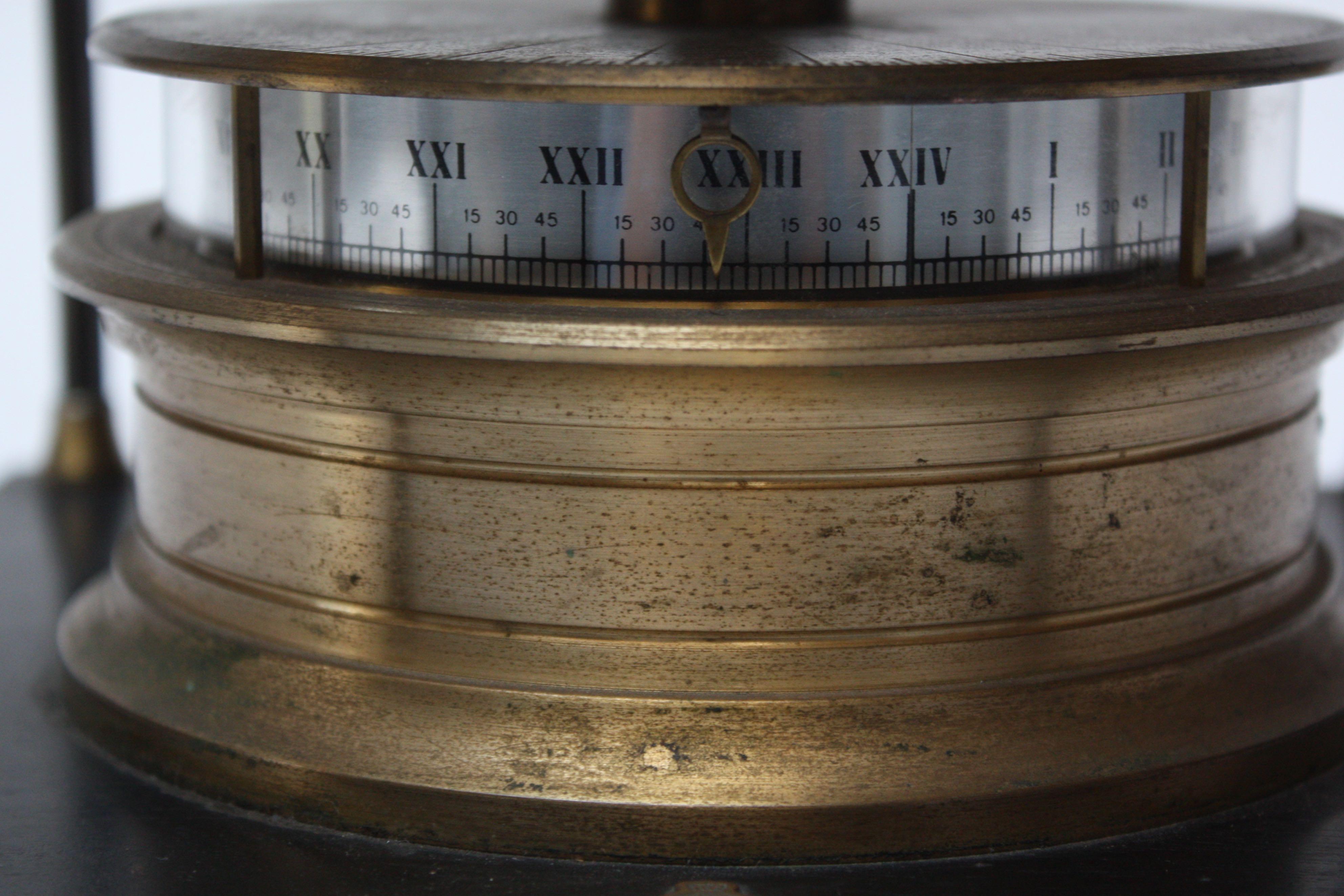1970s Arthur Imhof Royal Geographic Society Commemorative Swiss World Clock 5