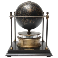 1970s Arthur Imhof Royal Geographic Society Commemorative Swiss World Clock