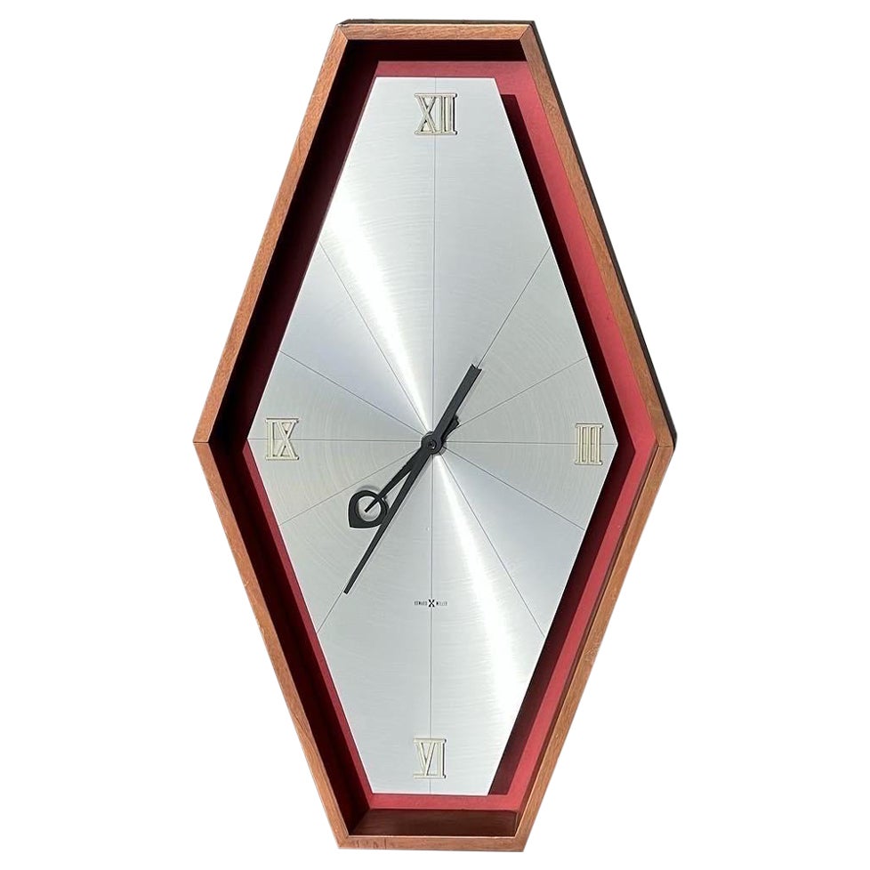1970s Arthur Umanoff for Howard Miller wall clock
