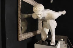 Scultura in gesso neoclassica "a prova d'artista" degli anni '70 dello scultore italiano Nicola Voci