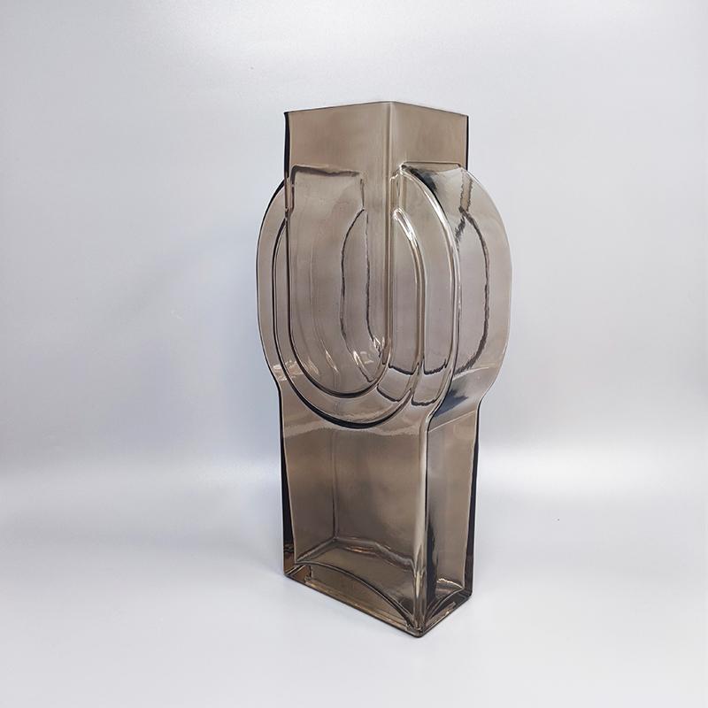 Finlandais Étonnant vase beige des années 1970 par Tamara Aladin, fabriqué en Finlande en vente