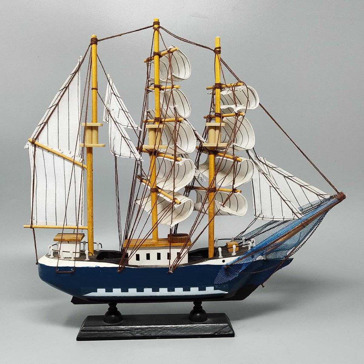 Inglese Modellino di nave Belem anni '70 sorprendente. Realizzato a mano. Prodotto in Inghilterra in vendita
