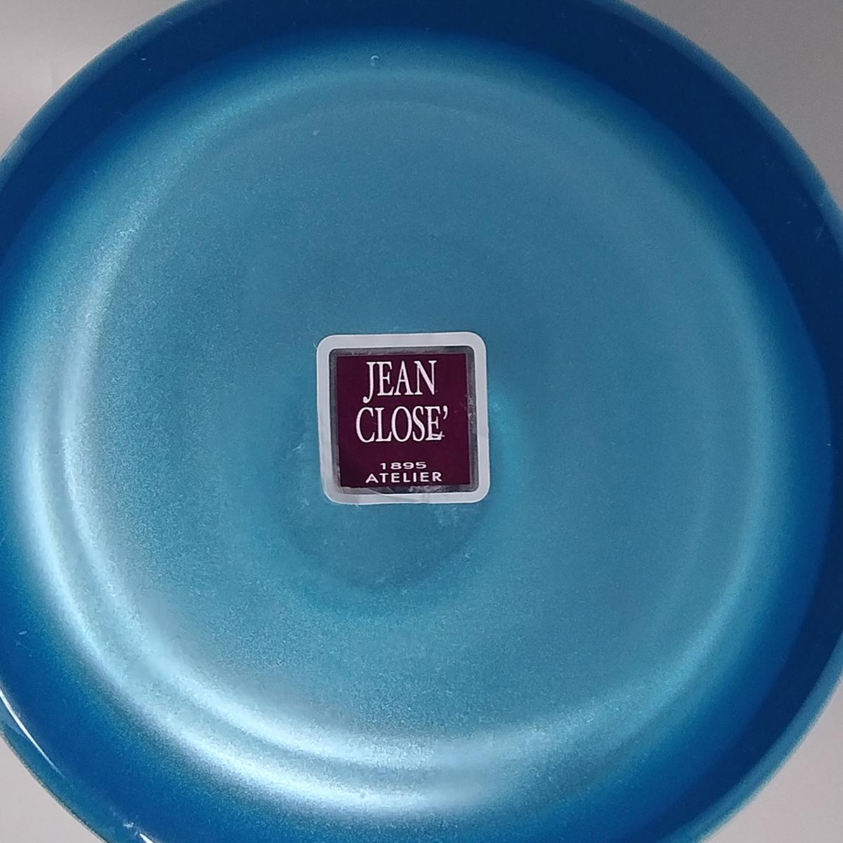 Glass 1970s Astonishing Blue Vase by Jean Close' for Michielotto. Made in Italy For Sale