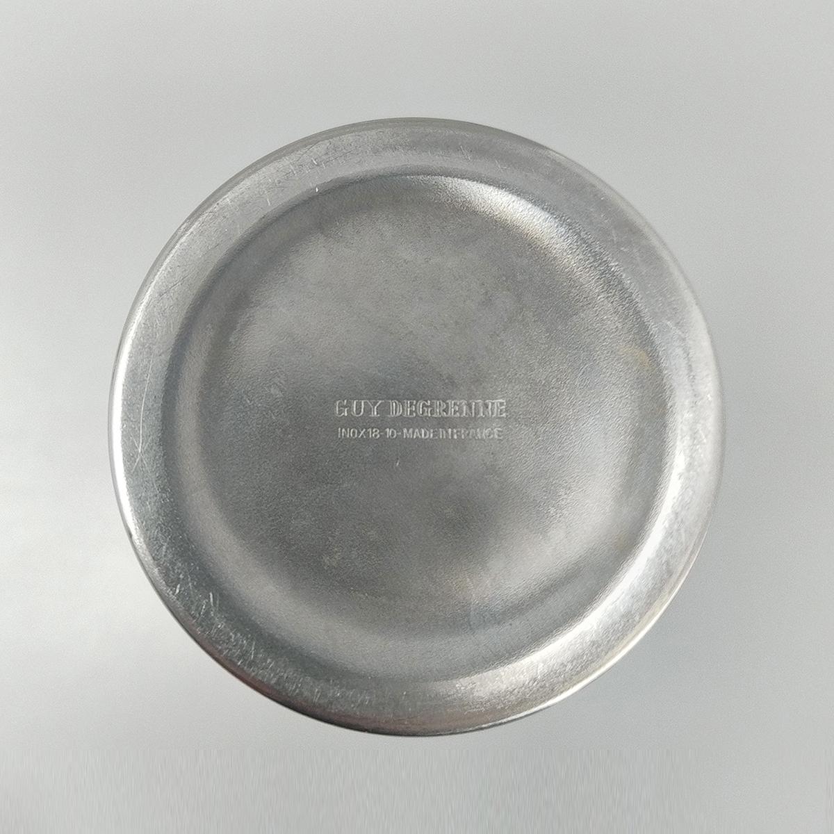 1970s Astonishing Cocktail Shaker by Guy Degrenne in Stainless Steel. In Excellent Condition For Sale In Milano, IT