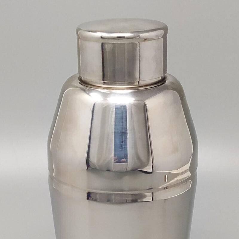 1970s Astonishing Cocktail Shaker by Guy Degrenne in Stainless Steel. Made in Fr In Excellent Condition For Sale In Milano, IT