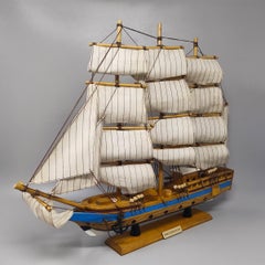 1970s Astonishing HMS Endeavour Model Ship. Handmade. Made in England