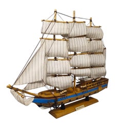 1970s Astonishing HMS Endeavour Model Ship. Handmade. Made in England