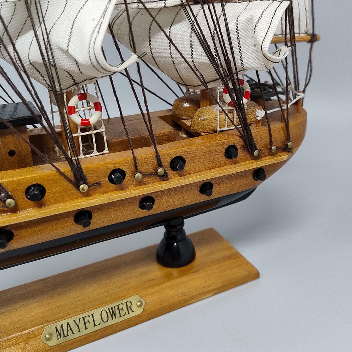 1970s Astonishing MayFlower Model Ship. Handmade. Made in England 2