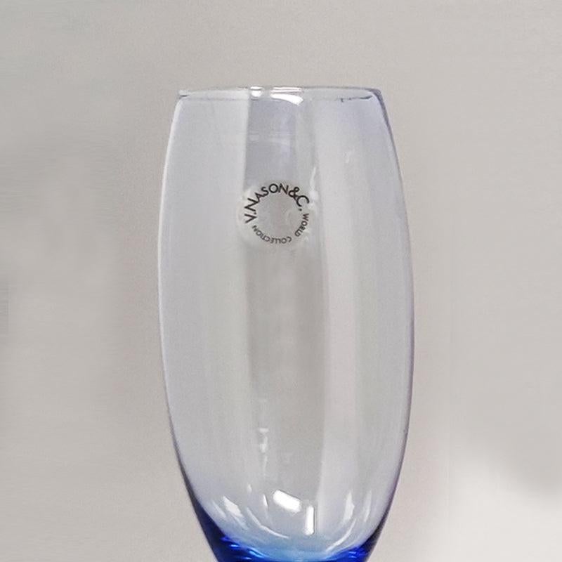 1970er Jahre Erstaunlicher Satz von sechs Murano-Gläsern von Nason, Made in Italy im Zustand „Hervorragend“ im Angebot in Milano, IT