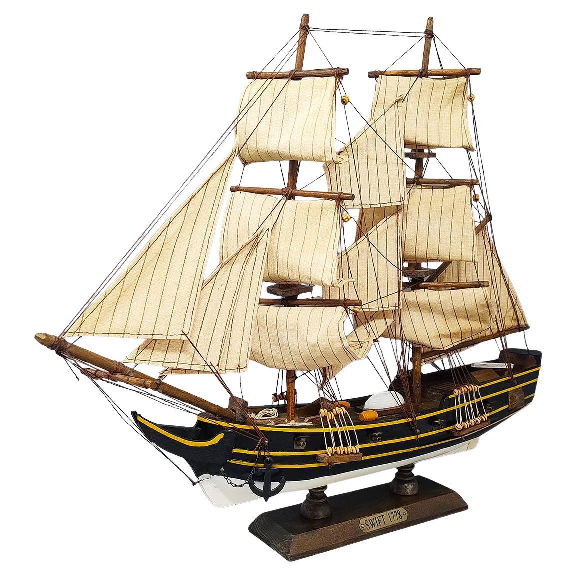 1970er Jahre Erstaunliches Swift 1778 Schiffsmodell. Handgefertigt. Hergestellt in England