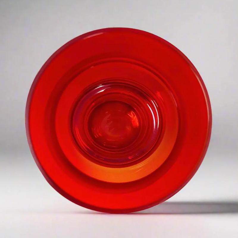 Art Glass 1970s Astonishing Tamara Aladin Vase Tulppaani (#1513) for Riihimaki/Riihimaen L For Sale