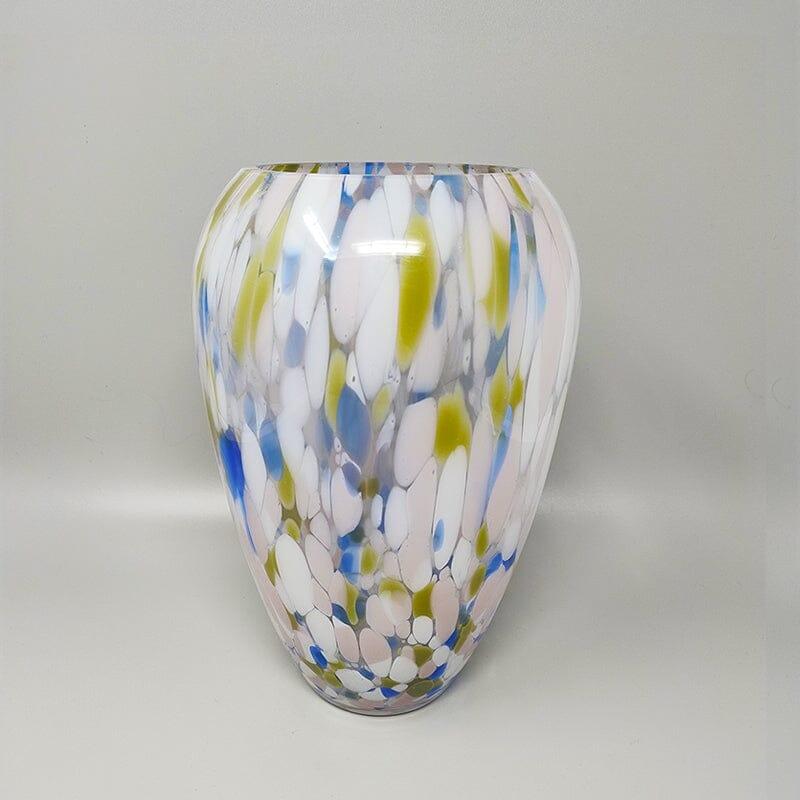 Mid-Century Modern 1970s Astonishing Vase in Murano Glass by Artelinea. Made in Italy For Sale