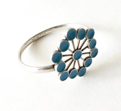 Astrid Fog Georg Jensen Dänischer moderner Sterling-Emaille-Armreif, 1970er Jahre