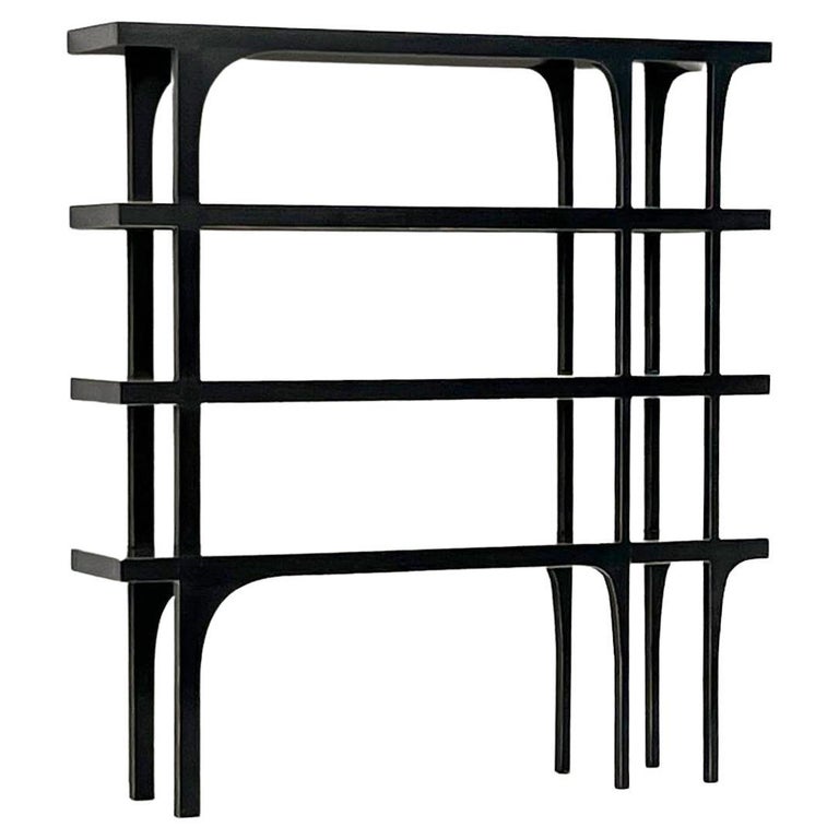 1970's Asymmetrical French Bookshelf Room Divider Unit at 1stDibs