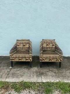 1970s Attributed to George Smith Kilm Chairs, Set of 2