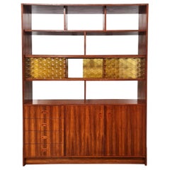 1970's Australian Teak Room Divider / Bookshelf