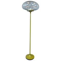 1970s Avocado Green Stemlite Floor Lamp, Bill Curry for Design Line