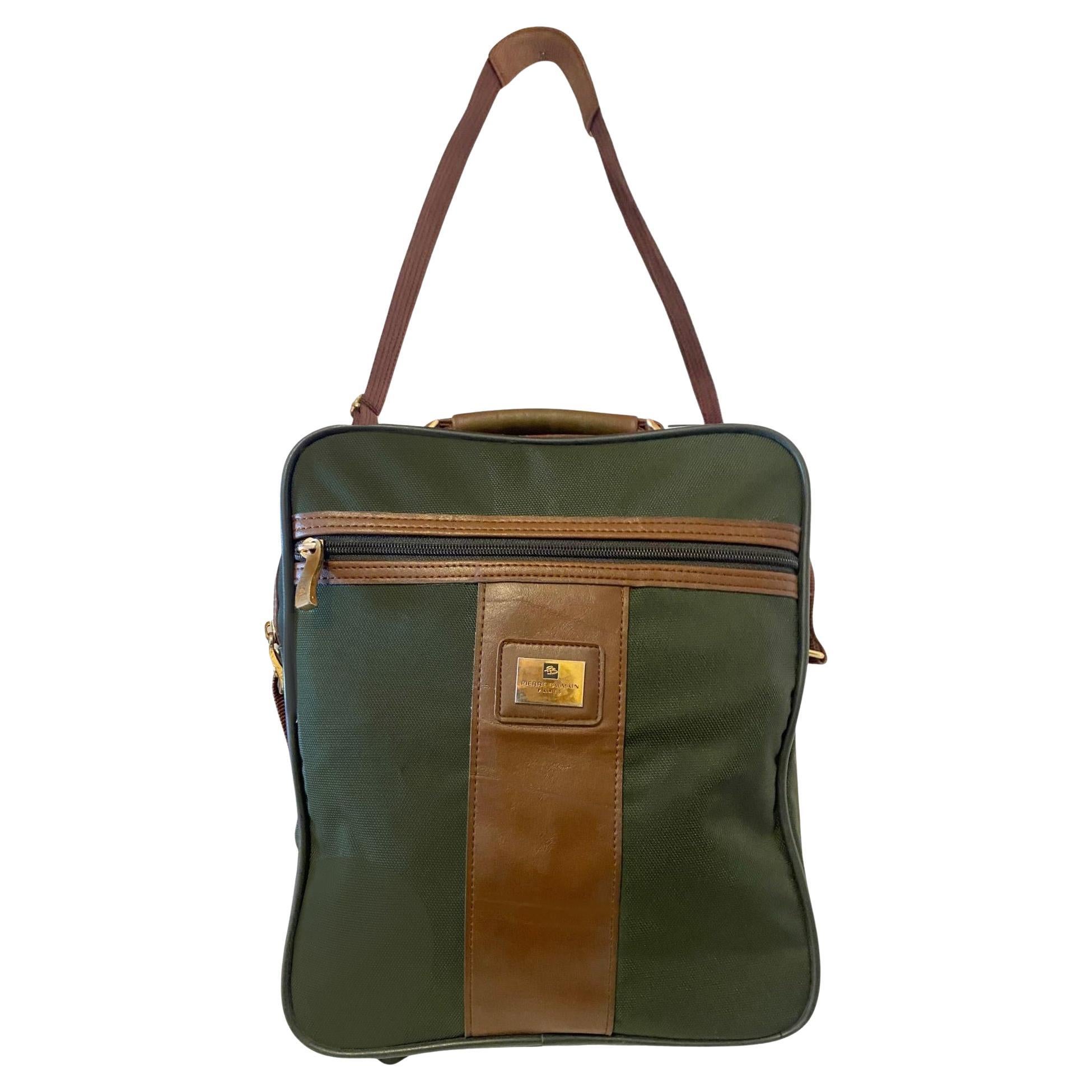 1970s Pierre Balmain Cabin Travel Shoulder Bag