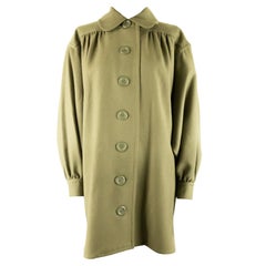 Veste ivoire kaki Balmain des années 1970