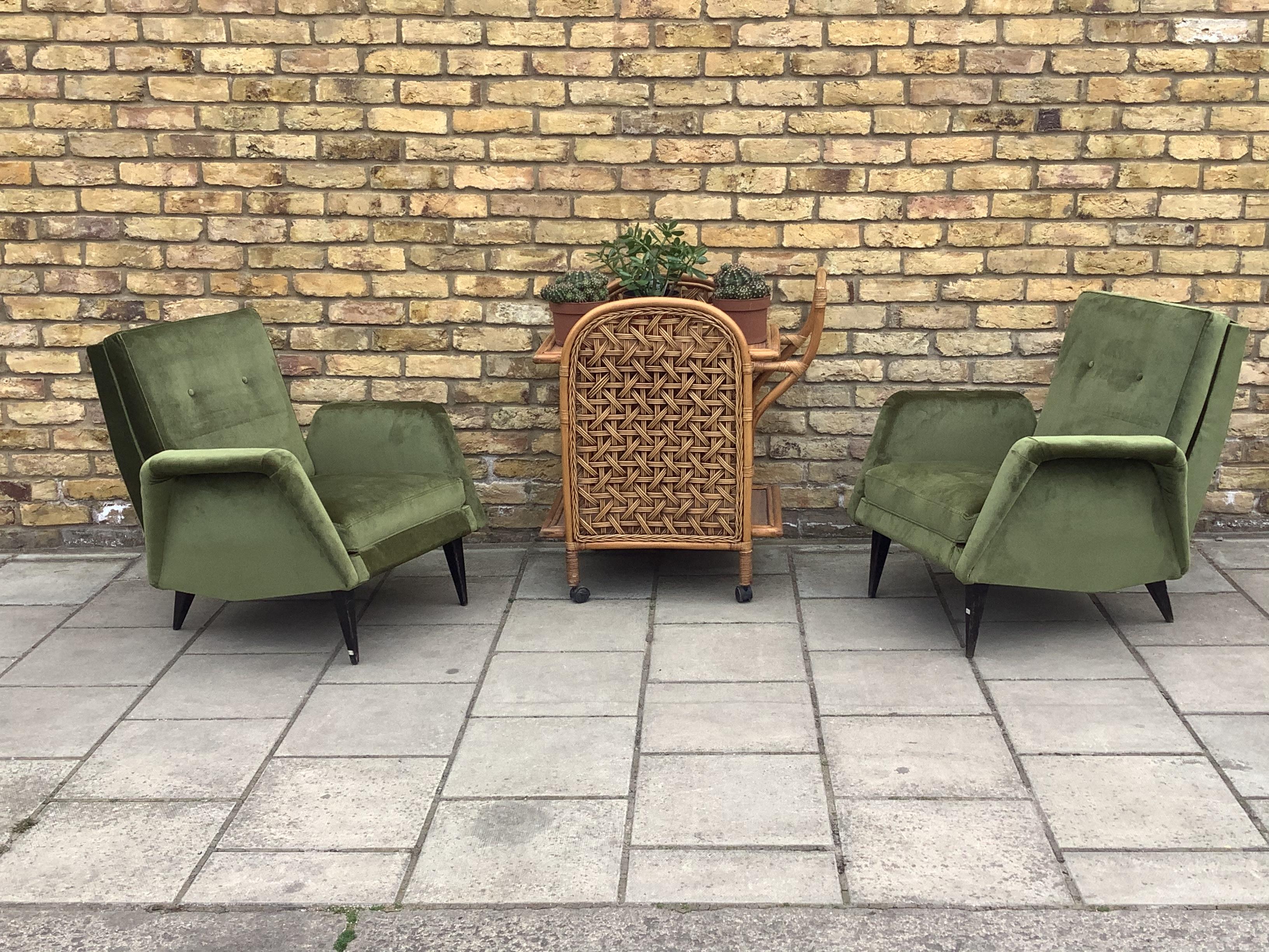 1970’s Bamboo Drinks Trolley/Mid-Century Modern Bamboo & Rattan Trolley In Good Condition In London, Lambeth