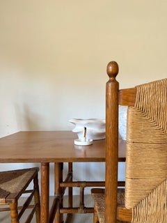 1970s Bamboo Flip-Top Dining Table by McGuire