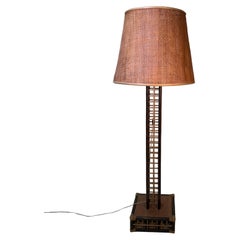 1970's Bamboo Floor Lamp