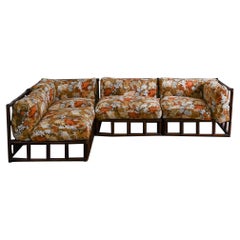 1970s Bamboo Four-Module Sofa