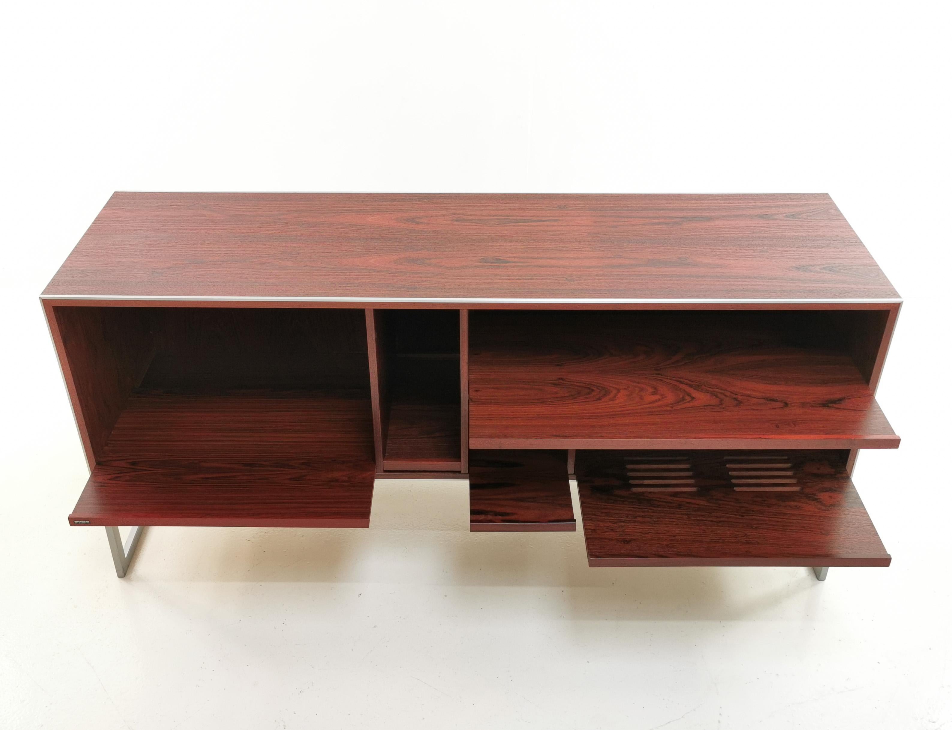 20th Century 1970s Bang & Olufsen Media Cabinet Rosewood Sideboard Midcentury