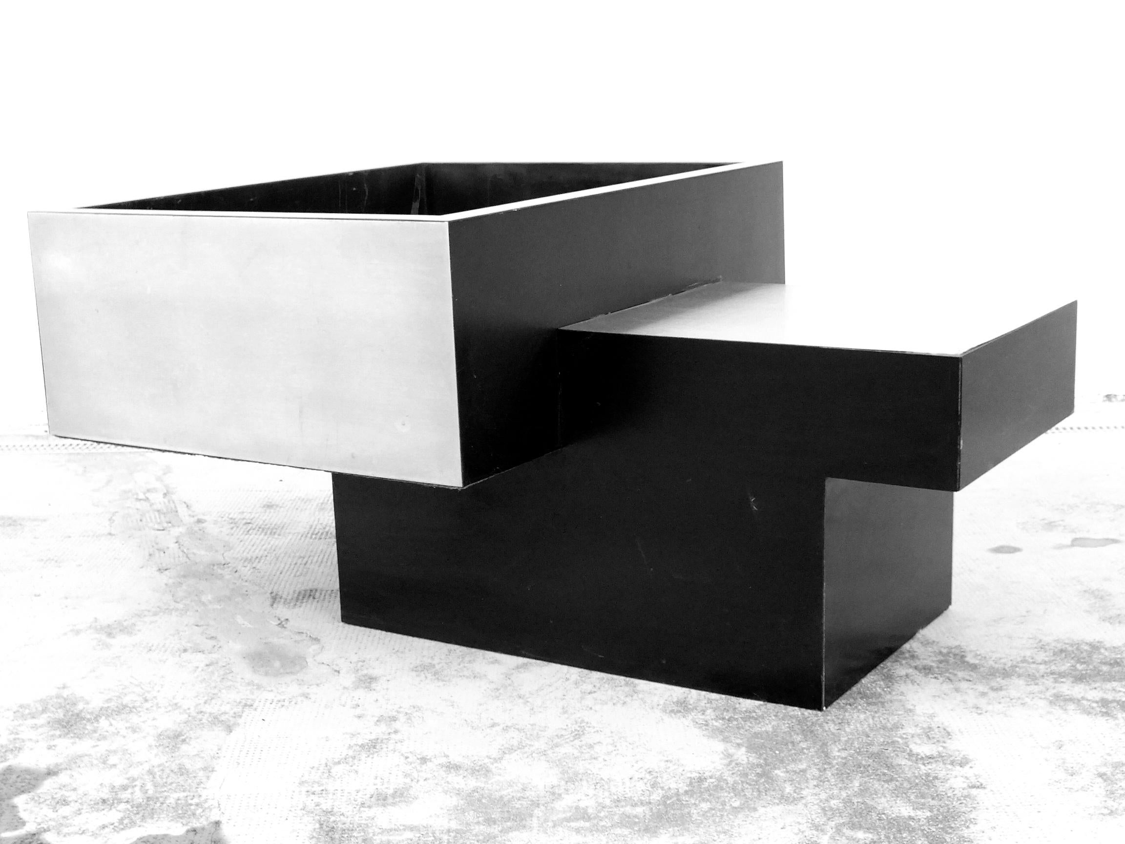 Late 20th Century 1970s Bar Box in the Manner of Willy Rizzo Sabot Roche Bobois For Sale