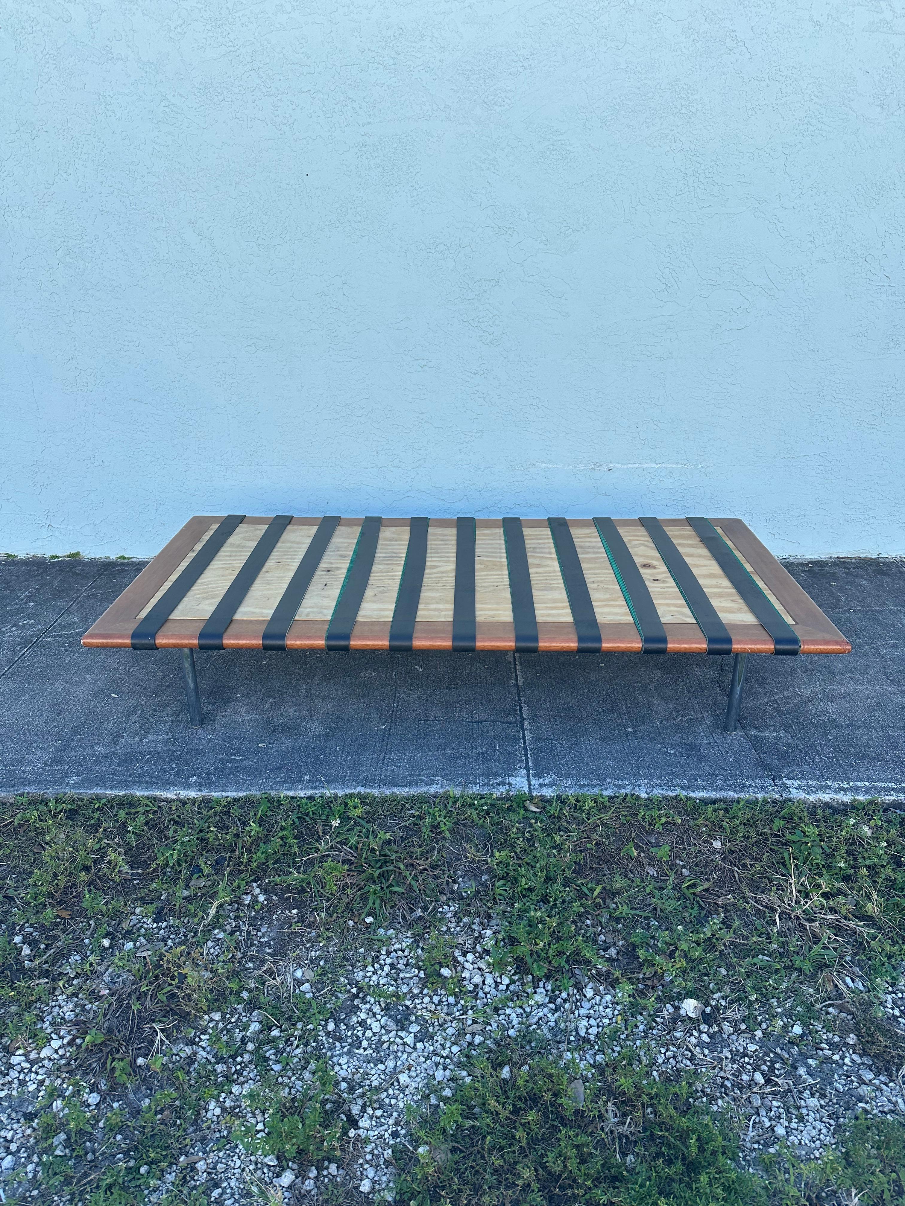 Letto da giorno Barcellona degli anni '70 nello stile di Ludwig Mies Van der Rohe per Knoll in vendita 9
