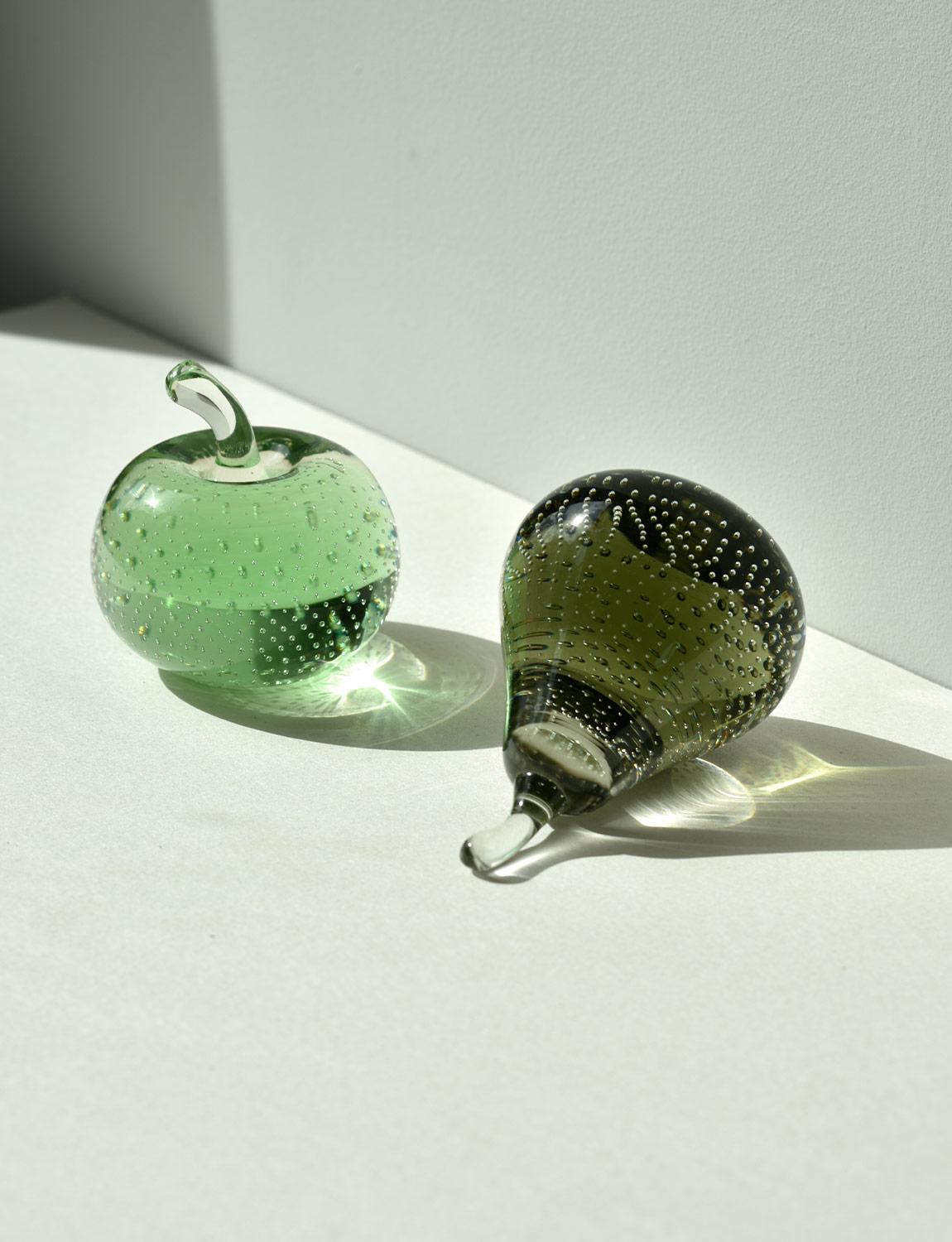 1970er Barovier Murano Glas Apfel & Birne 1