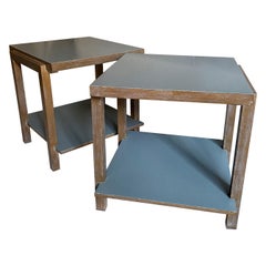 1970's Bauhaus Style Painted Oak Tables