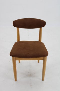 1970s Beech Chair , Czechoslovakia