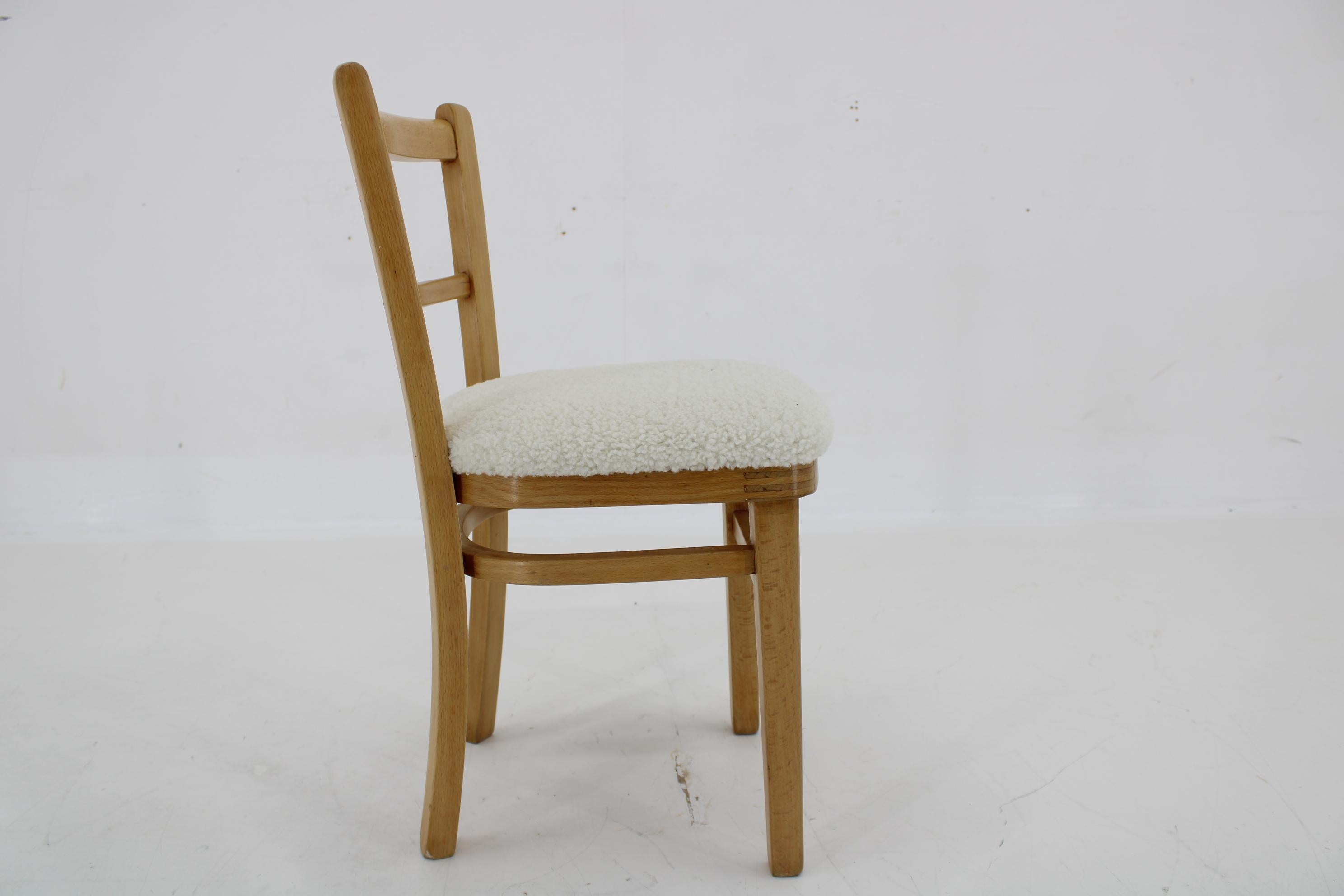 1970s Beech Children Chair, Restored For Sale 3