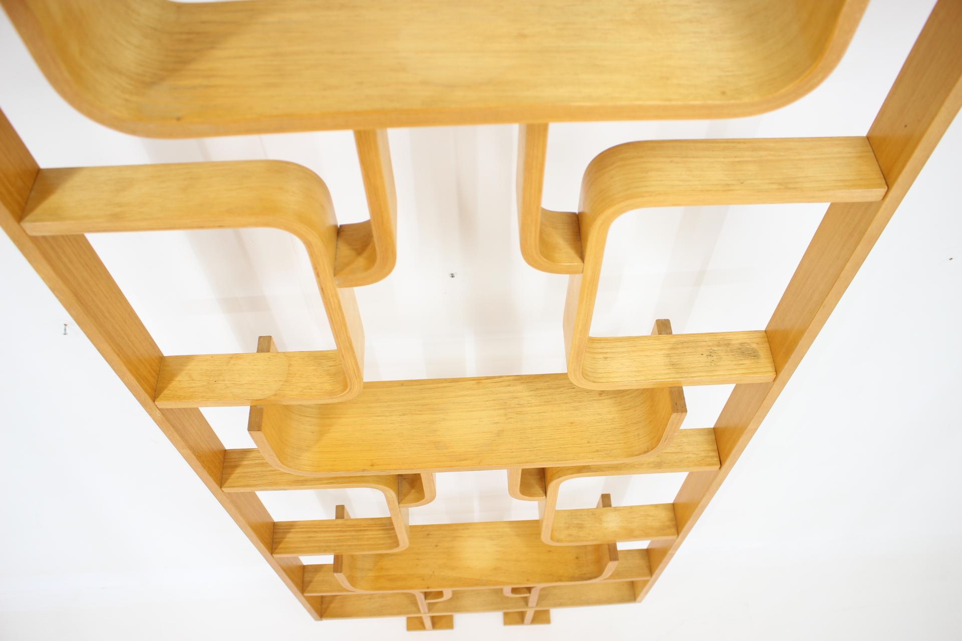 Late 20th Century 1970s Beech Room Divider by Ludvik Volak for Drevopodnik Holesov For Sale