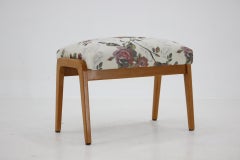 1970s Beech Stool, Czechoslovakia