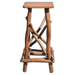 1970s Belgian Adirondack Style Stool