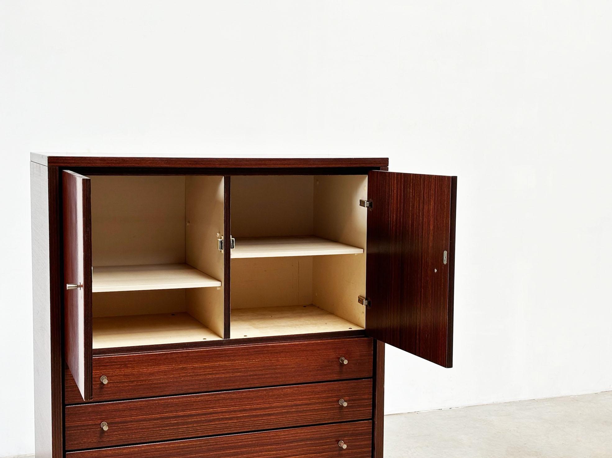 Late 20th Century 1970's Belgian bar / storage cabinet For Sale